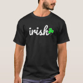 Irish St. Patrick's Day Lucky Shamrock T-shirt (Voorkant)
