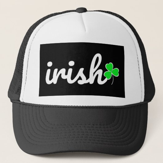 Irish St. Patrick's Day Lucky Shamrock Trucker Pet (Voorkant)