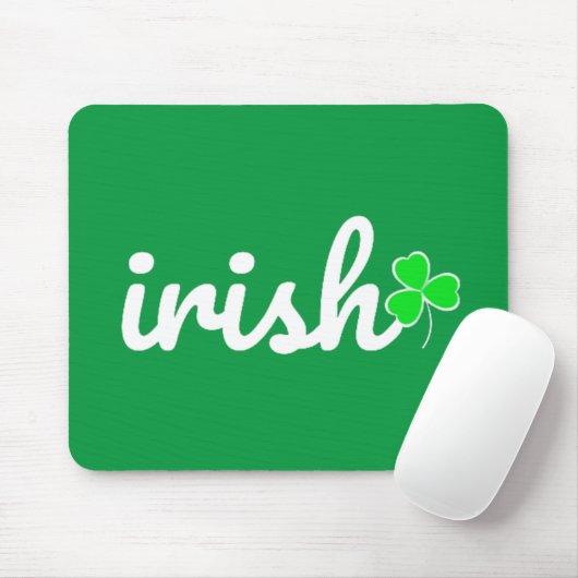 Irish St. Patrick's Day Muismat (Met muis)