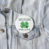 Irish St. Patrick's Day Pirates Button (In situ)