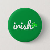 Irish St. Patrick's Day Ronde Button 5,7 Cm (Voorkant)
