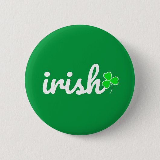 Irish St. Patrick's Day Ronde Button 5,7 Cm (Voorkant)