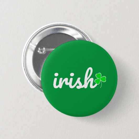 Irish St. Patrick's Day Ronde Button 5,7 Cm (Voorkant /achterkant)