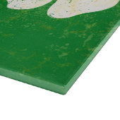 Irish St Patricks Day Shamrock Design Snijplank (Hoek)