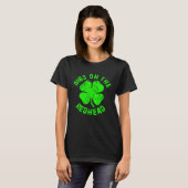 Irish St Patricks Day Shamrock Dibs On The Redhead T-shirt (Voorkant volledig)