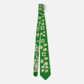 Irish St. Patricks Day Shamrock Print Stropdas (Achterkant)