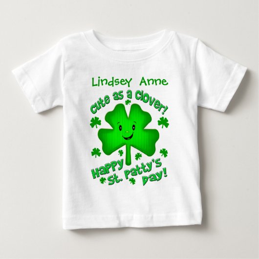 Irish St. Patrick's Day T-Shirt/Baby Bodysuit (Voorkant)