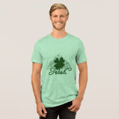 Irish St. Patricks Day Tri-Blend Shirt (Voorkant volledig)