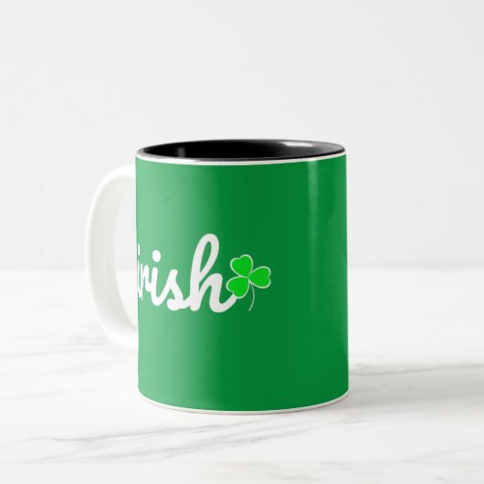 Irish St. Patrick's Day Tweekleurige Koffiemok (Voorkant links)