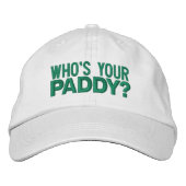 Irish St Patrick's Day - uw paddy Geborduurde Pet (Voorkant)