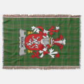 Irish Stack Coat of Arms Family Crest Ireland Deken (Voorkant)