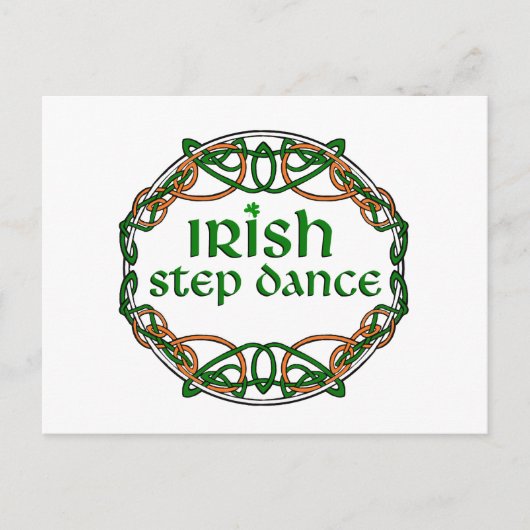 Irish Step Dance Briefkaart (Voorkant)