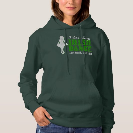 Irish Step Dance Girl Ireland Dancing Irish Dance Hoodie (Voorkant)