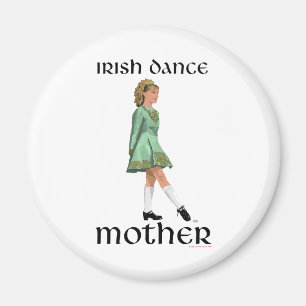 Irish Step Dance moeder - Green Magneet