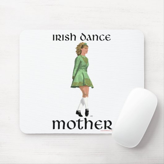 Irish Step Dance moeder - Green Muismat (Met muis)