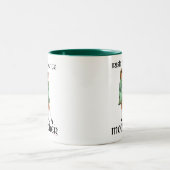 Irish Step Dance moeder - Green Tweekleurige Koffiemok (Center)