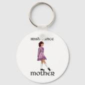 Irish Step Dance moeder - Mauve Sleutelhanger (Voorkant)