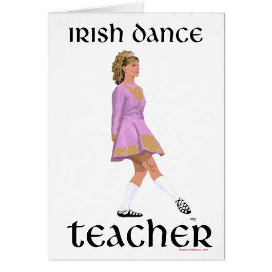 Irish Step Dance Teacher - Roze Soft Shoe (Voorkant)