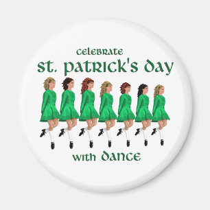 Irish Step Dance viert St. Patrick's Day Magneet