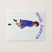 Irish Step Dancer - blauw Legpuzzel (Horizontaal)