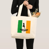 Irish Step Dancer Grote Tote Bag (Voorkant (product))