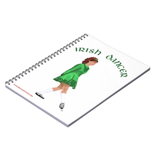 Irish Step Dancer Journal - Soft Shoe Notitieboek (Linkerzijde)