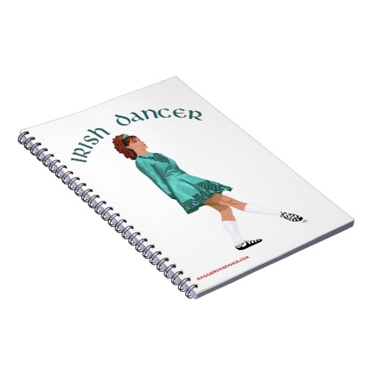 Irish Step Dancer Journal - Soft Shoe Notitieboek (Rechterzijde)