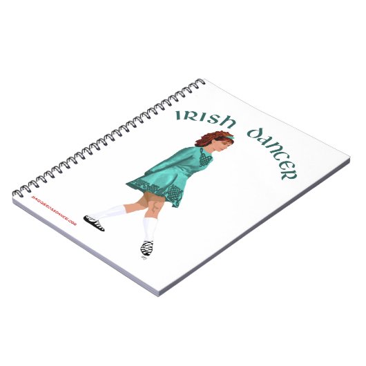 Irish Step Dancer Journal - Soft Shoe Notitieboek (Linkerzijde)
