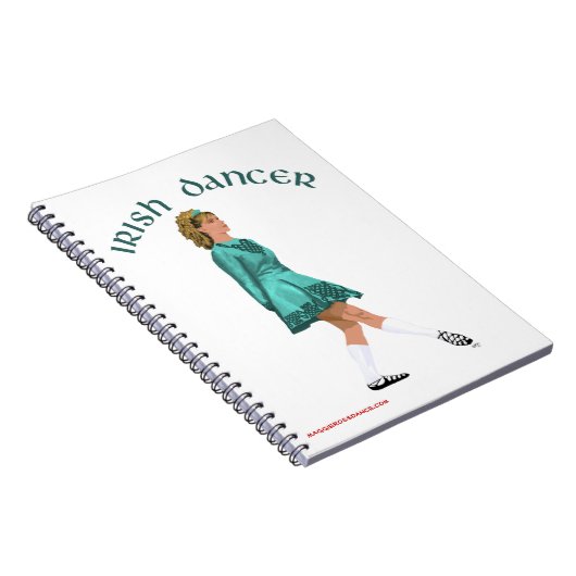 Irish Step Dancer Journal - Soft Shoe Notitieboek (Rechterzijde)