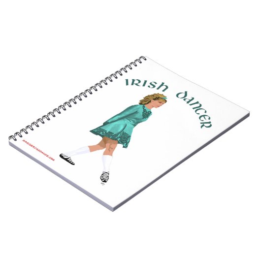 Irish Step Dancer Journal - Soft Shoe Notitieboek (Linkerzijde)