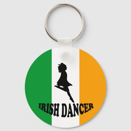 Irish Step Dancer Sleutelhanger (Voorkant)