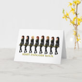 Irish Step Dancers Rock Kaart (Gele Bloem)