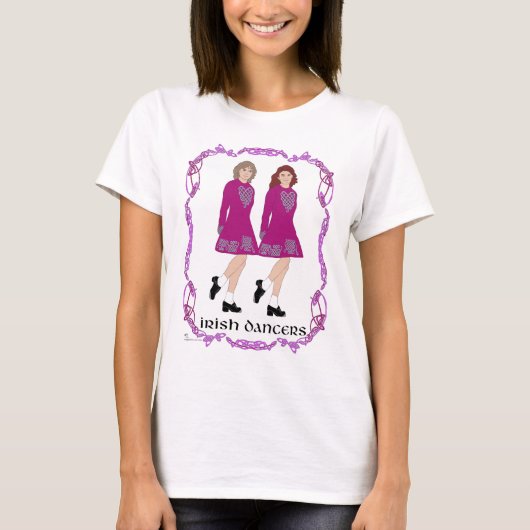 Irish Step Dancers  T-shirt (Voorkant)