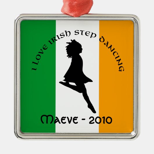 Irish Step Dancing Ornament (Voorkant)