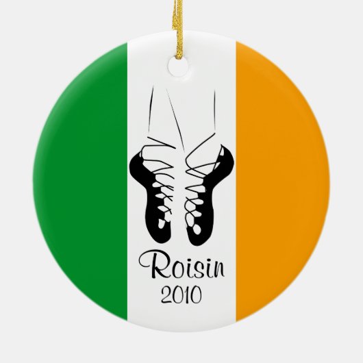 Irish Step Dancing Ornament (Achterkant)