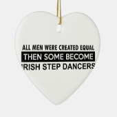 Irish Step-dansdansen design Keramisch Ornament (Rechts)