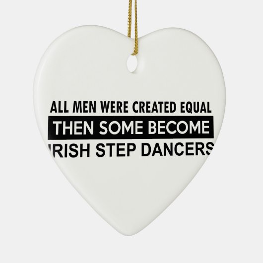 Irish Step-dansdansen design Keramisch Ornament (Rechts)