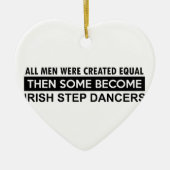 Irish Step-dansdansen design Keramisch Ornament (Voorkant)