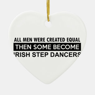 Irish Step-dansdansen design Keramisch Ornament