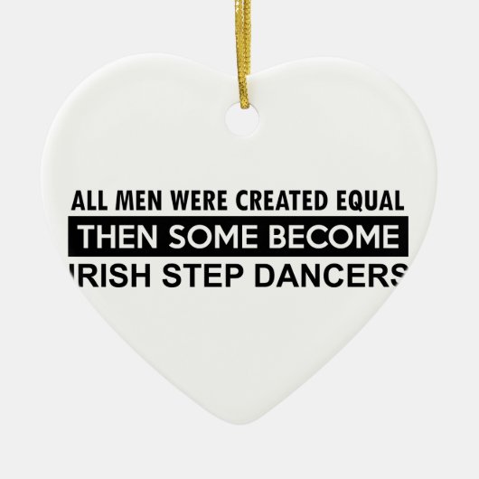 Irish Step-dansdansen design Keramisch Ornament (Voorkant)