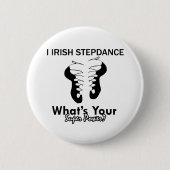 Irish Step-dansdansen design Ronde Button 5,7 Cm (Voorkant)