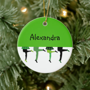 Irish Stepdancers Legs Comical Keramisch Ornament
