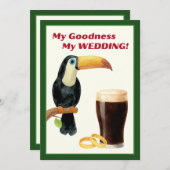 Irish Stout Bridal Shower Invitation Kaart (Voorkant / Achterkant)