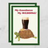 Irish Stout Bridal Shower Invitation Kaart (Voorkant / Achterkant)