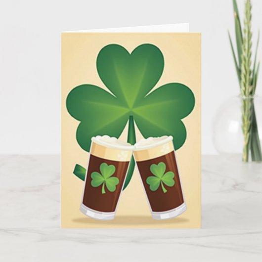 Irish Stout Cheers Card Kaart (Voorkant)