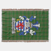 Irish Stratford Coat of Arms Family Crest Ireland Deken (Voorkant)