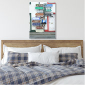 Irish Street Signs Canvas Afdruk (Insitu (Slaapkamer))