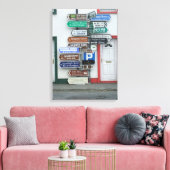 Irish Street Signs Canvas Afdruk (Insitu (Woonkamer))