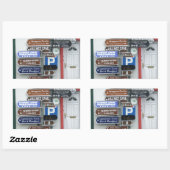Irish Street Signs Rechthoekige Sticker (Vel)