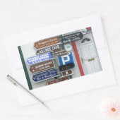 Irish Street Signs Rechthoekige Sticker (Envelop)